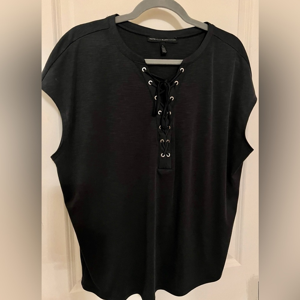 WHBM Tie-front Shirt